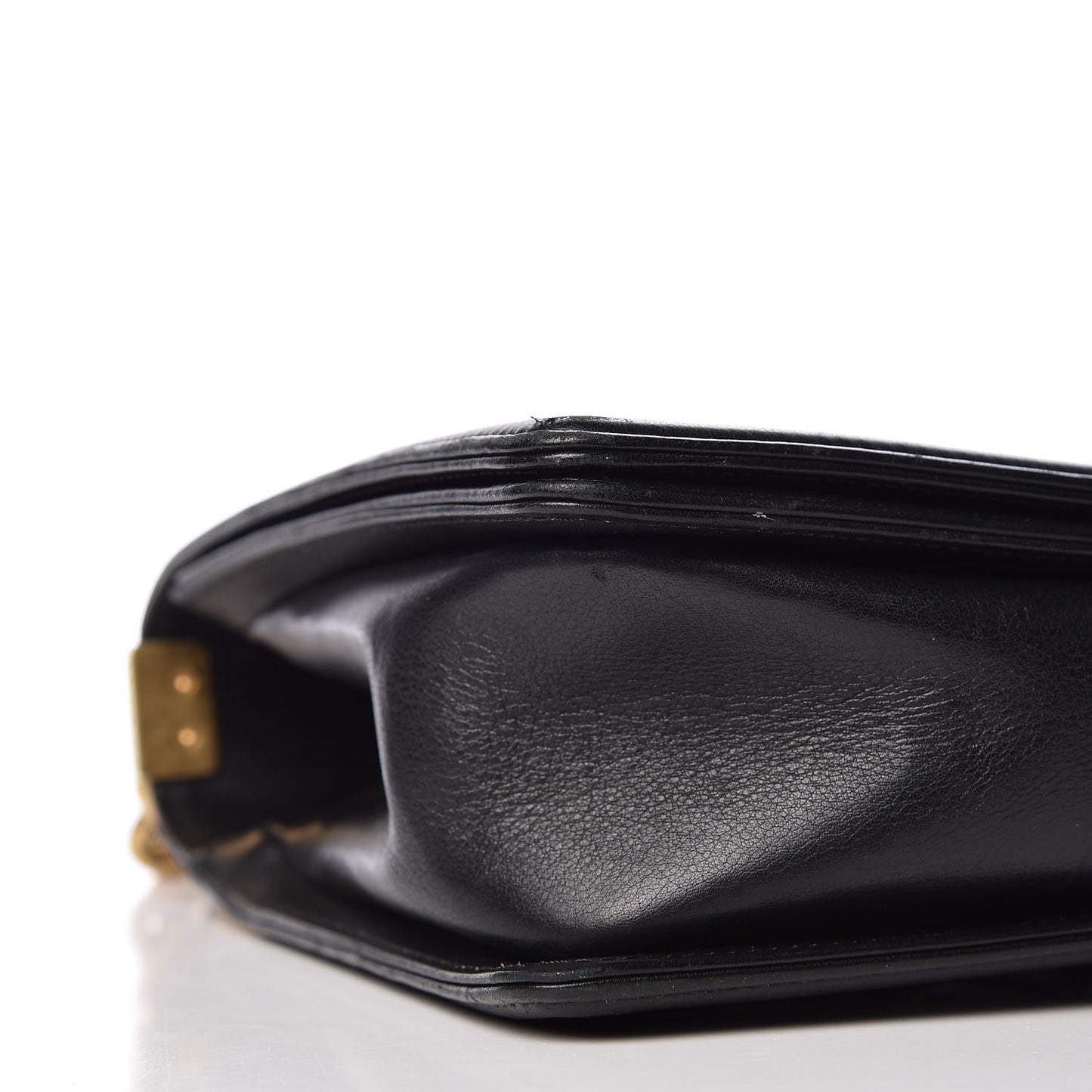 Calfskin Quilted New Medium Boy Flap Black