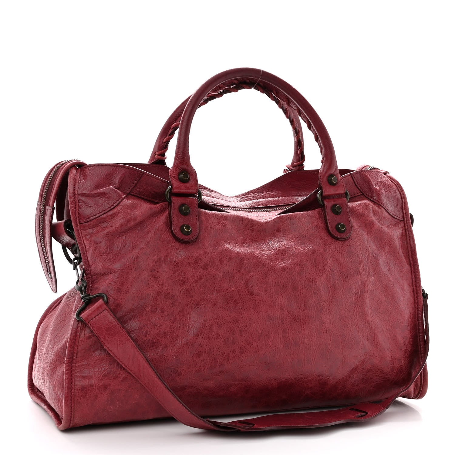 Balenciaga Agneau Classic Hardware City Cassis 3 of 12