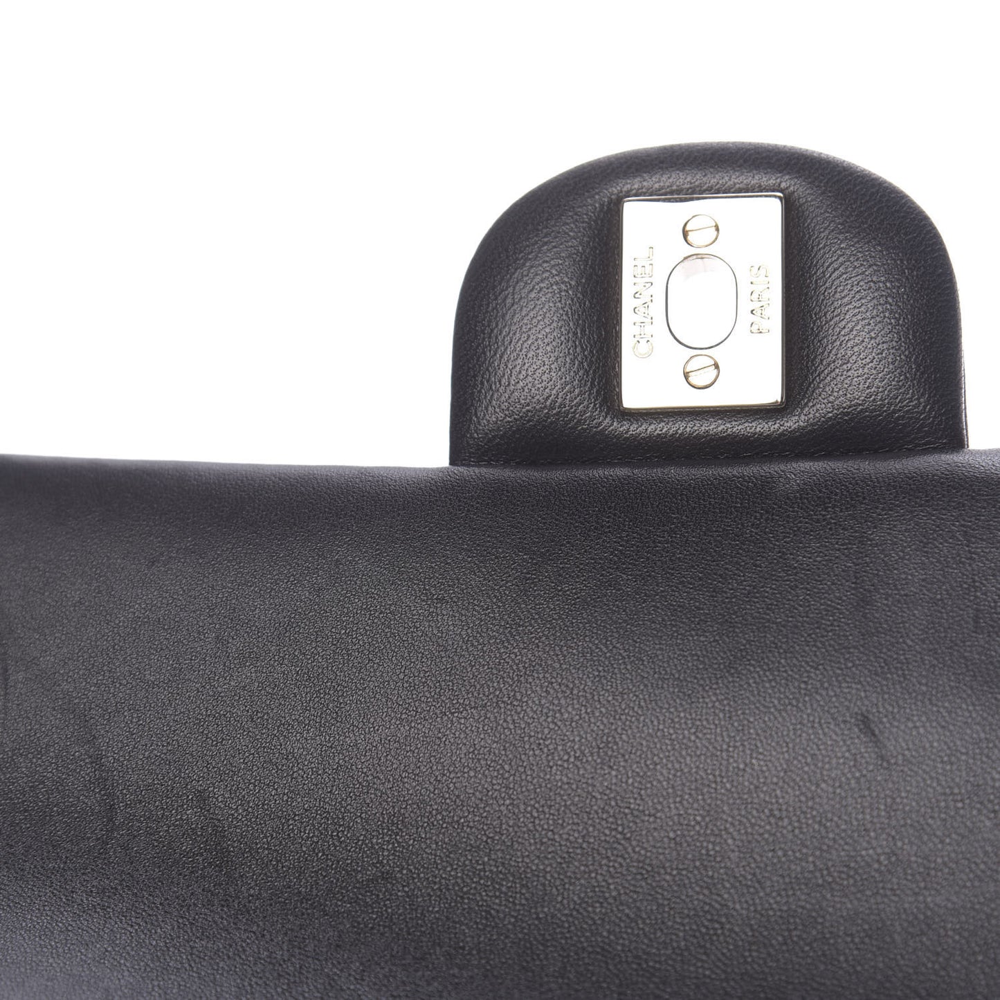 Lambskin Quilted Mini Rectangular Flap Black