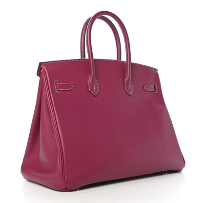 Hermes Epsom Candy Birkin 35 Tosca Rose Tyrien 3 of 10