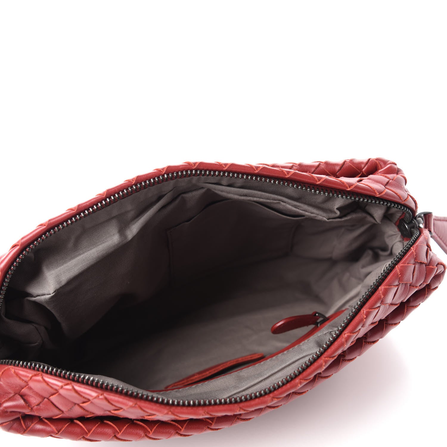 Bottega Veneta Nappa Intrecciato Small Camera Bag Red 5 of 11