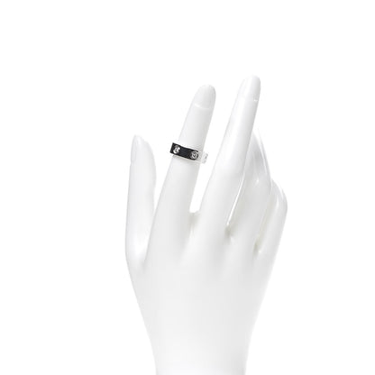 Cartier 18K White Gold 6 Diamond 5.5mm LOVE Ring 48 4.5 2 of 8