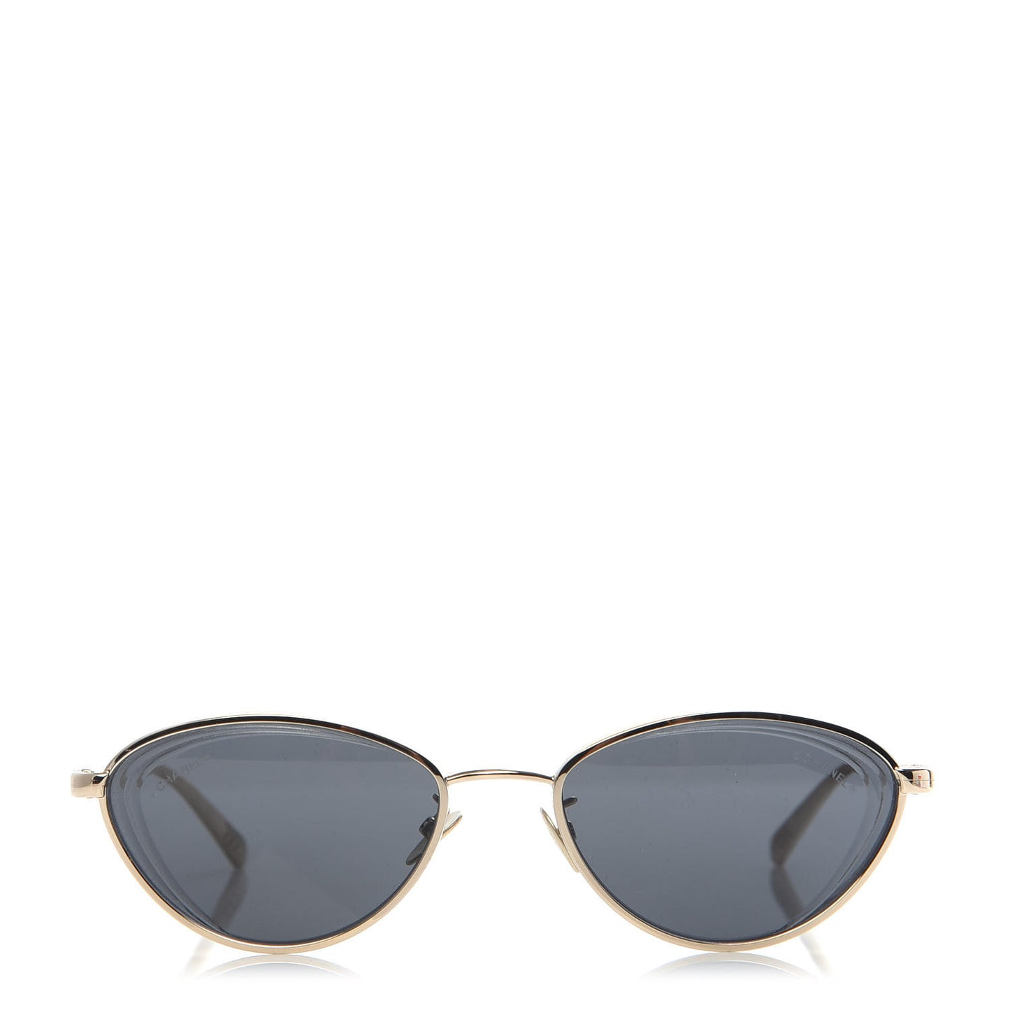 Metal Cat Eye Sunglasses 4255 Gold