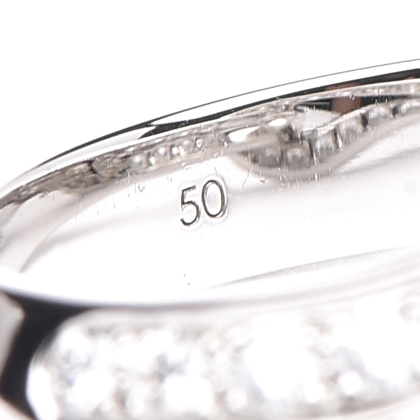 Platinum Diamond .30ct Couture Solitaire Ring 50/5.25