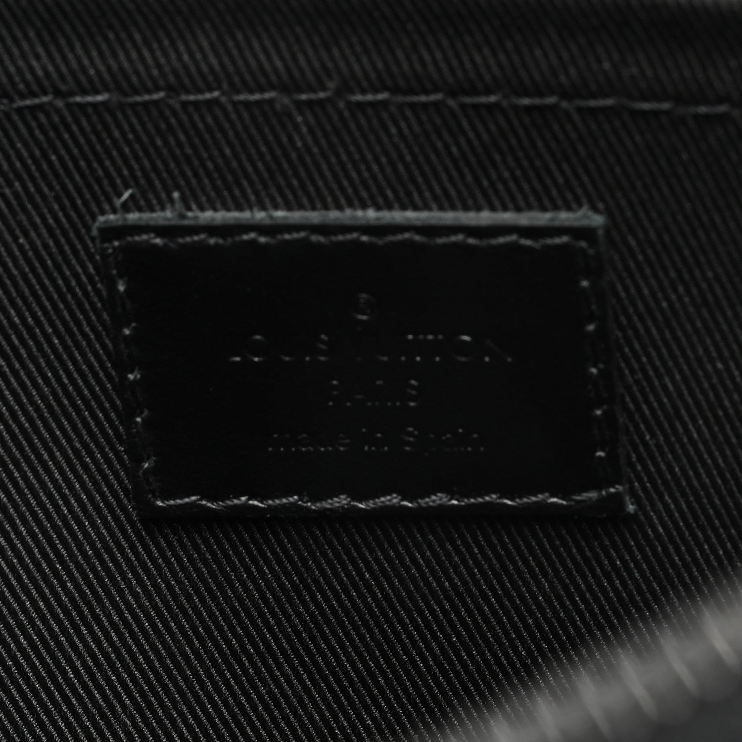 Louis Vuitton Monogram Eclipse Pochette To-Go Black 6 of 6