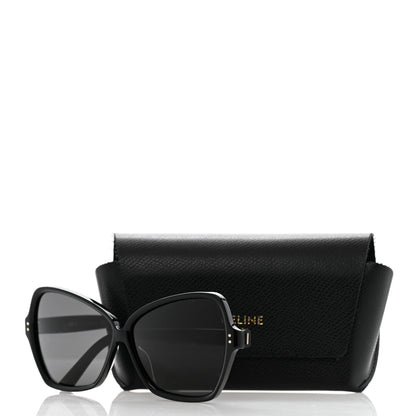 Celine Acetate Butterfly Sunglasses CL40064F Black 7 of 7