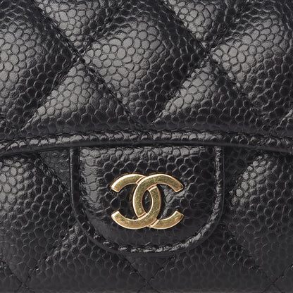 Chanel Caviar Quilted Flap Card Holder Black 7 of 8