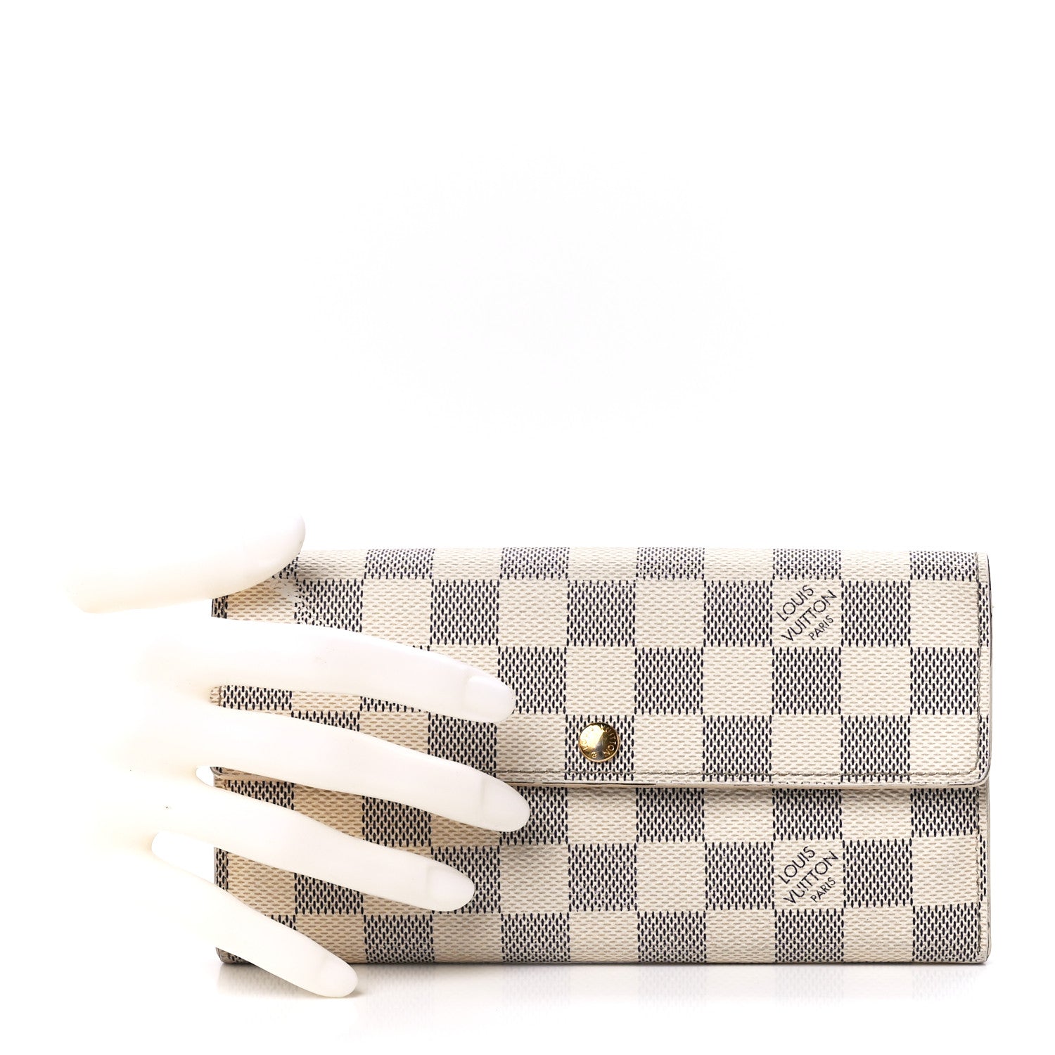 Louis Vuitton Damier Azur Sarah Wallet 2 of 13