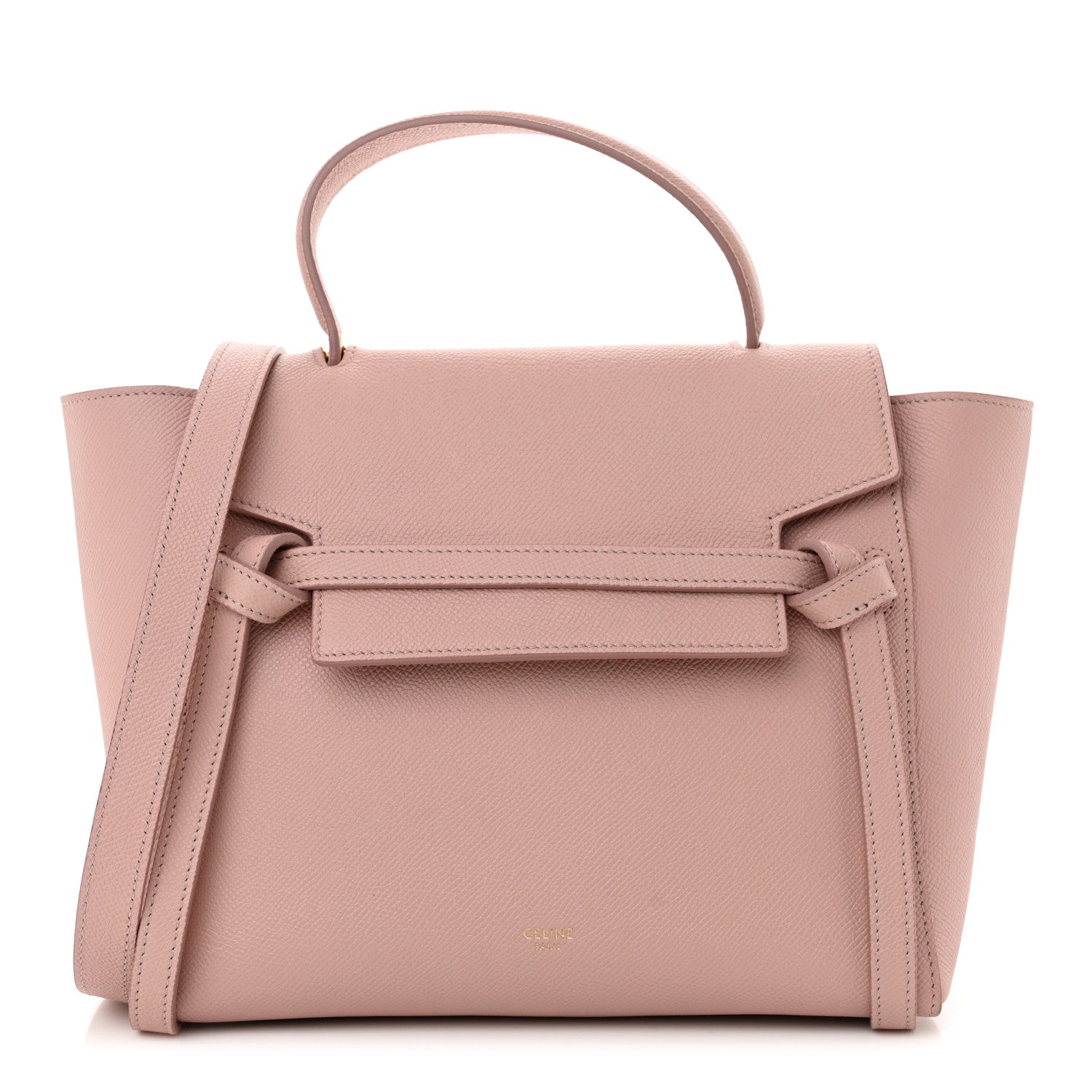 Celine Grained Calfskin Micro Belt Bag Vintage Pink 1 of 10