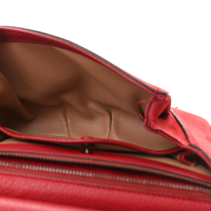 Gucci Suede Small Nouveau Fringe Shoulder Bag Red 5 of 11