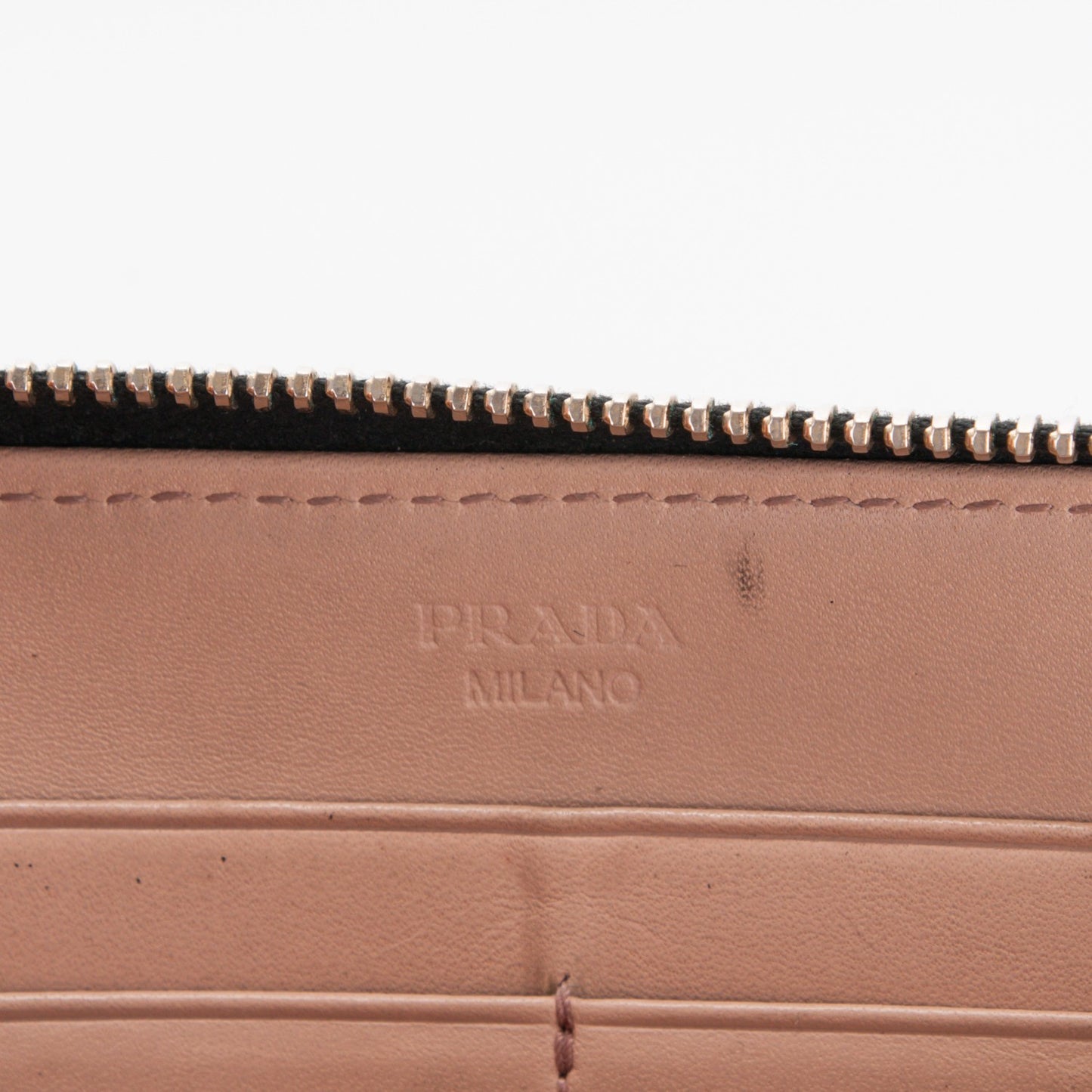 Vitello Shine Zip Around Wallet Nero Black