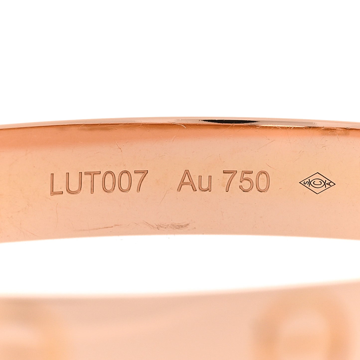 18K Pink Gold LOVE Bracelet 15