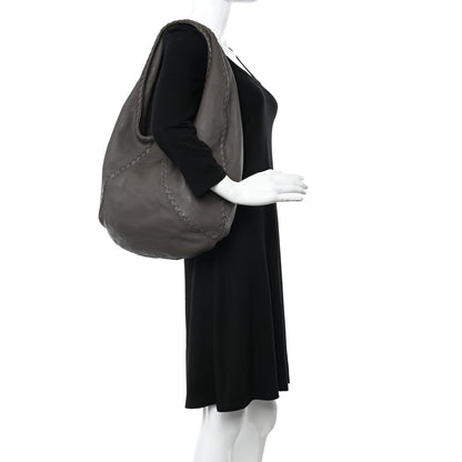 Bottega Veneta Cervo Deerskin Large Hobo Elephant 2 of 9