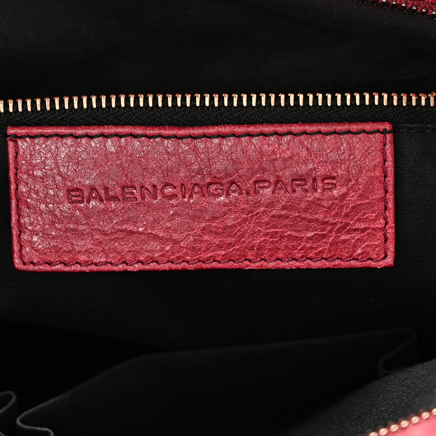 Agneau Giant 12 Rose Gold Hardware Velo Cassis