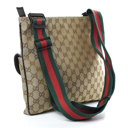Gucci Monogram Signature Web Small Messenger Brown 3 of 15