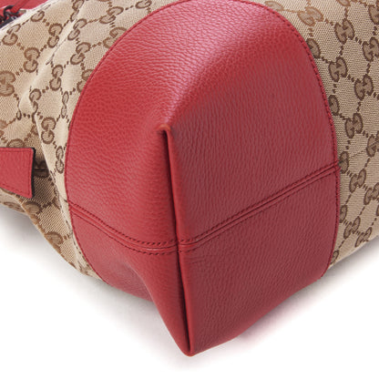 Gucci Monogram Medium Bree Shoulder Bag Red 6 of 9