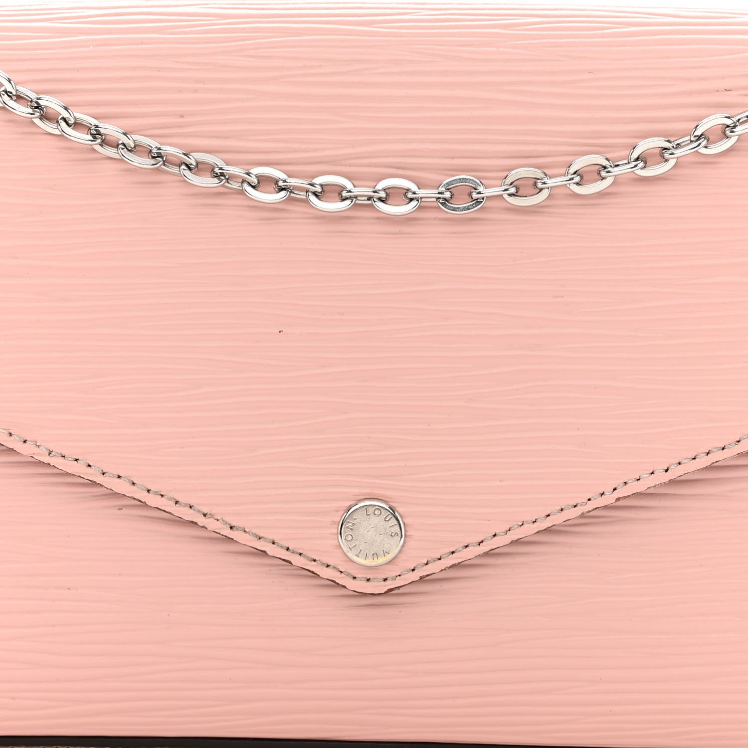Louis Vuitton Epi Pochette Felicie Rose Ballerine 12 of 16