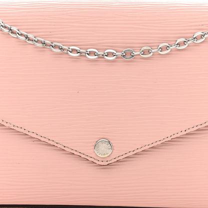 Louis Vuitton Epi Pochette Felicie Rose Ballerine 12 of 16