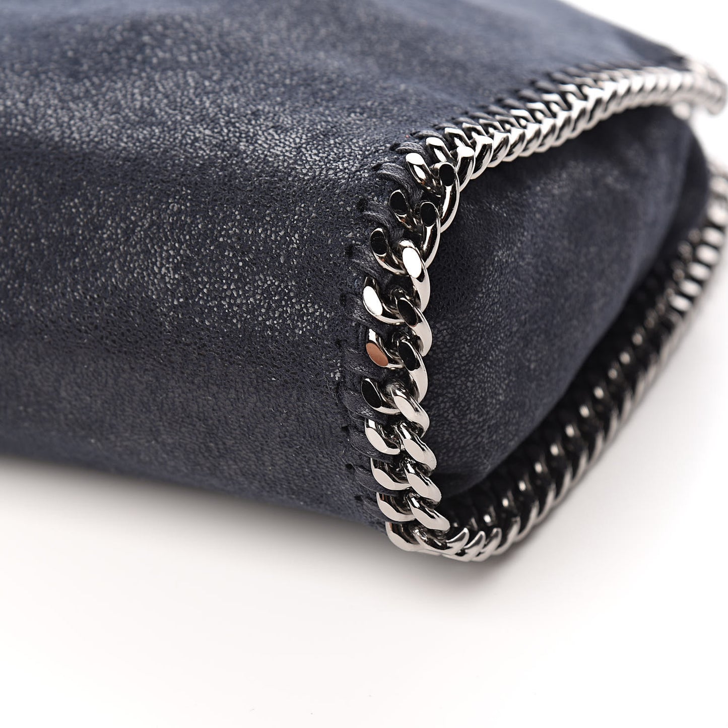 Shaggy Deer Mini Falabella Fold Over Navy