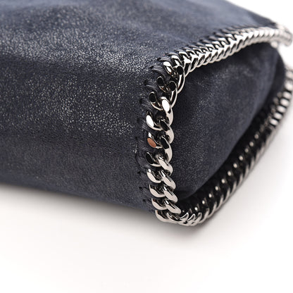 Stella McCartney Shaggy Deer Mini Falabella Fold Over Navy 9 of 10