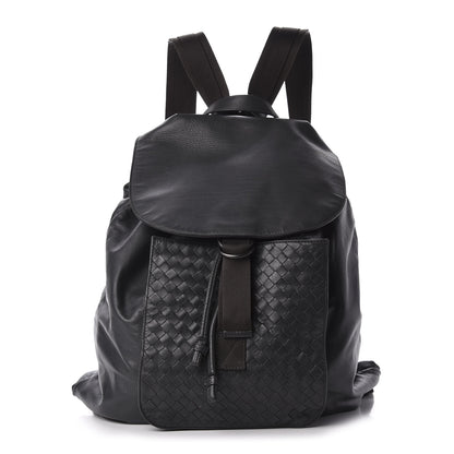Bottega Veneta Light Calf Intrecciato Backpack Ardoise 1 of 9