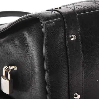 Christian Dior Calfskin Cannage Stitched Large East West Lady Dior Black 12 of 15