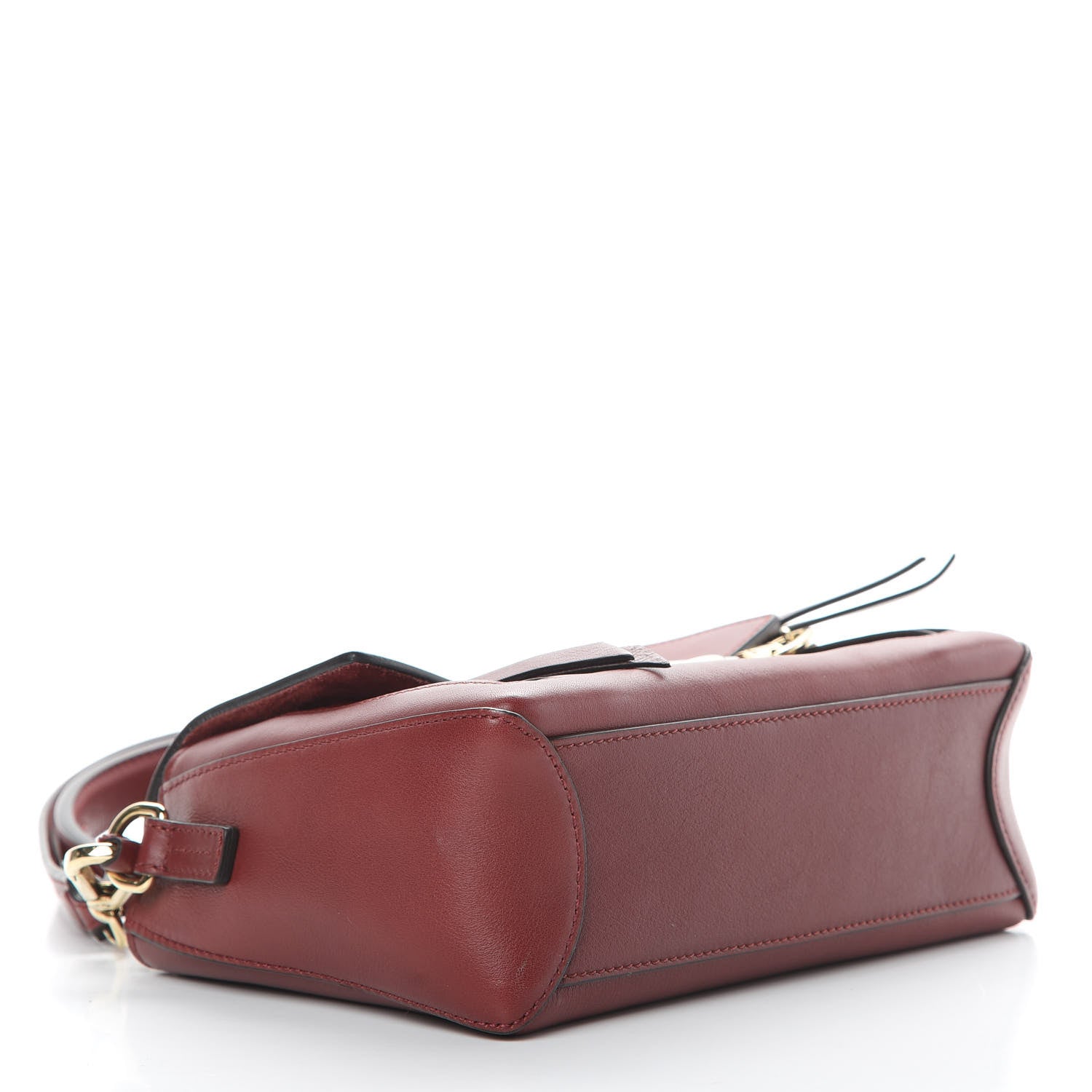 Chloe Calfskin Small Faye Day Shoulder Bag Sienna Red 4 of 13