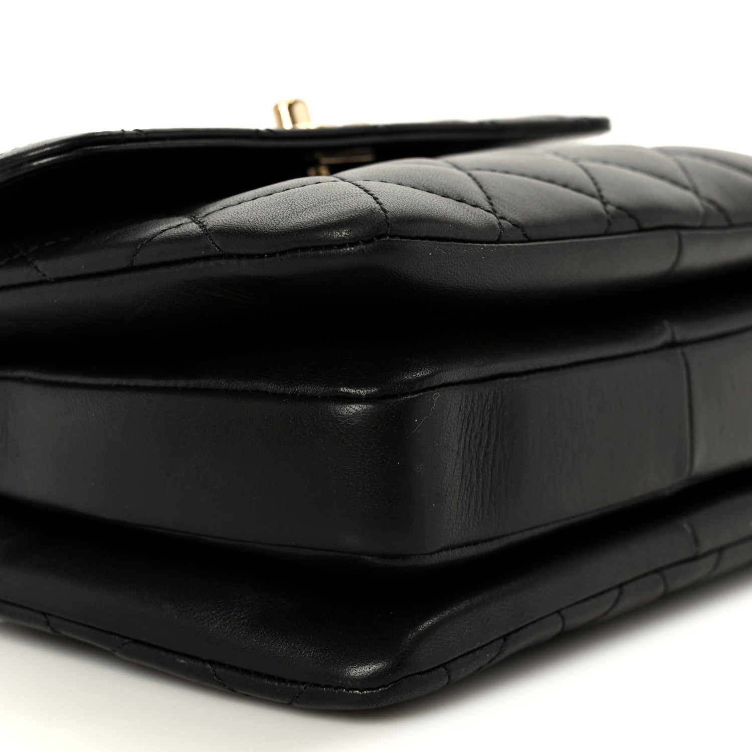 Chanel Lambskin Quilted Mini Trendy CC Dual Handle Flap Bag Black 11 of 13