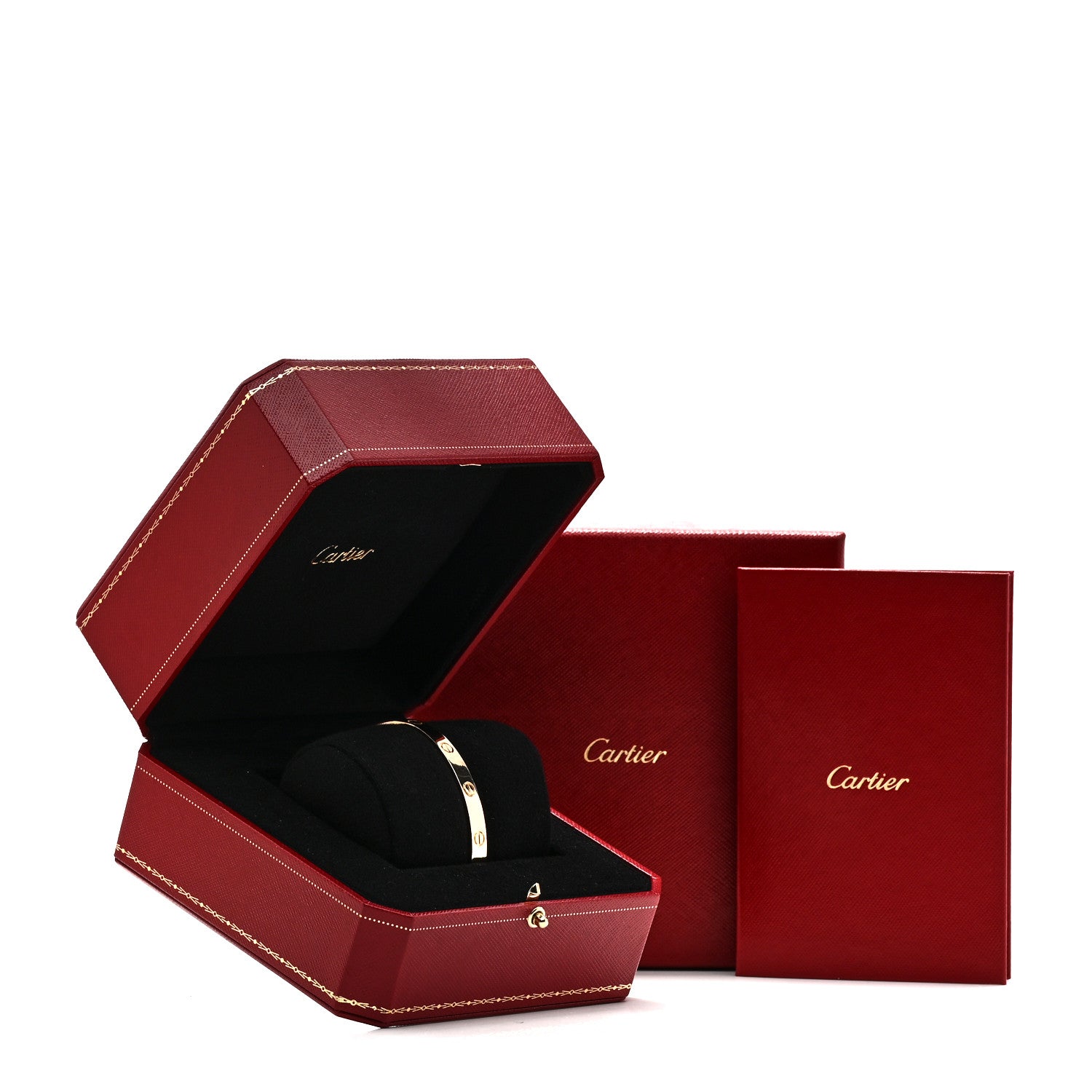 Cartier 18K Yellow Gold LOVE Cuff Bracelet 18 4 of 4