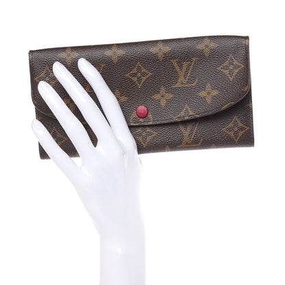 Louis Vuitton Monogram Emilie Wallet Fuchsia 2 of 9