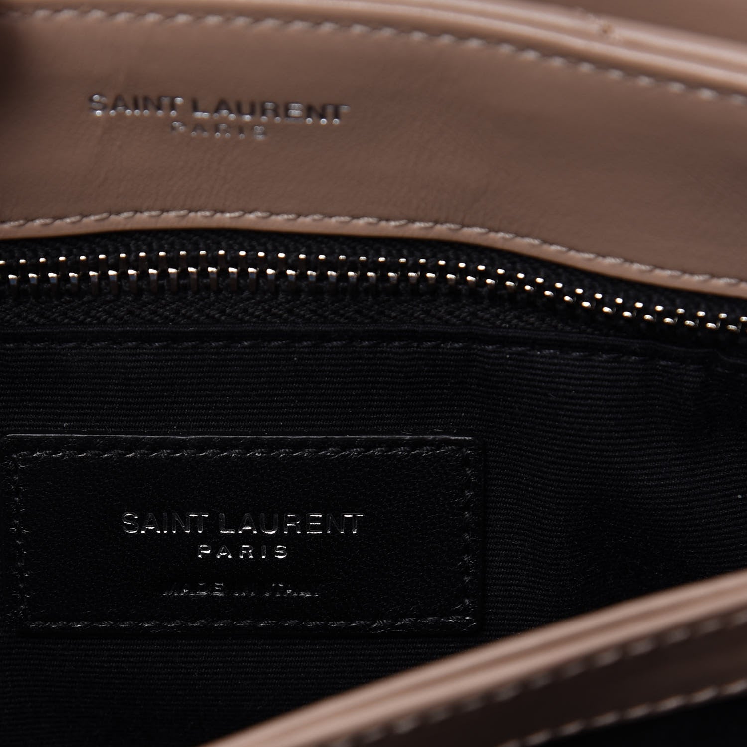 Saint Laurent Calfskin Y Quilted Monogram Toy Loulou Crossbody Bag Light Natural 8 of 10