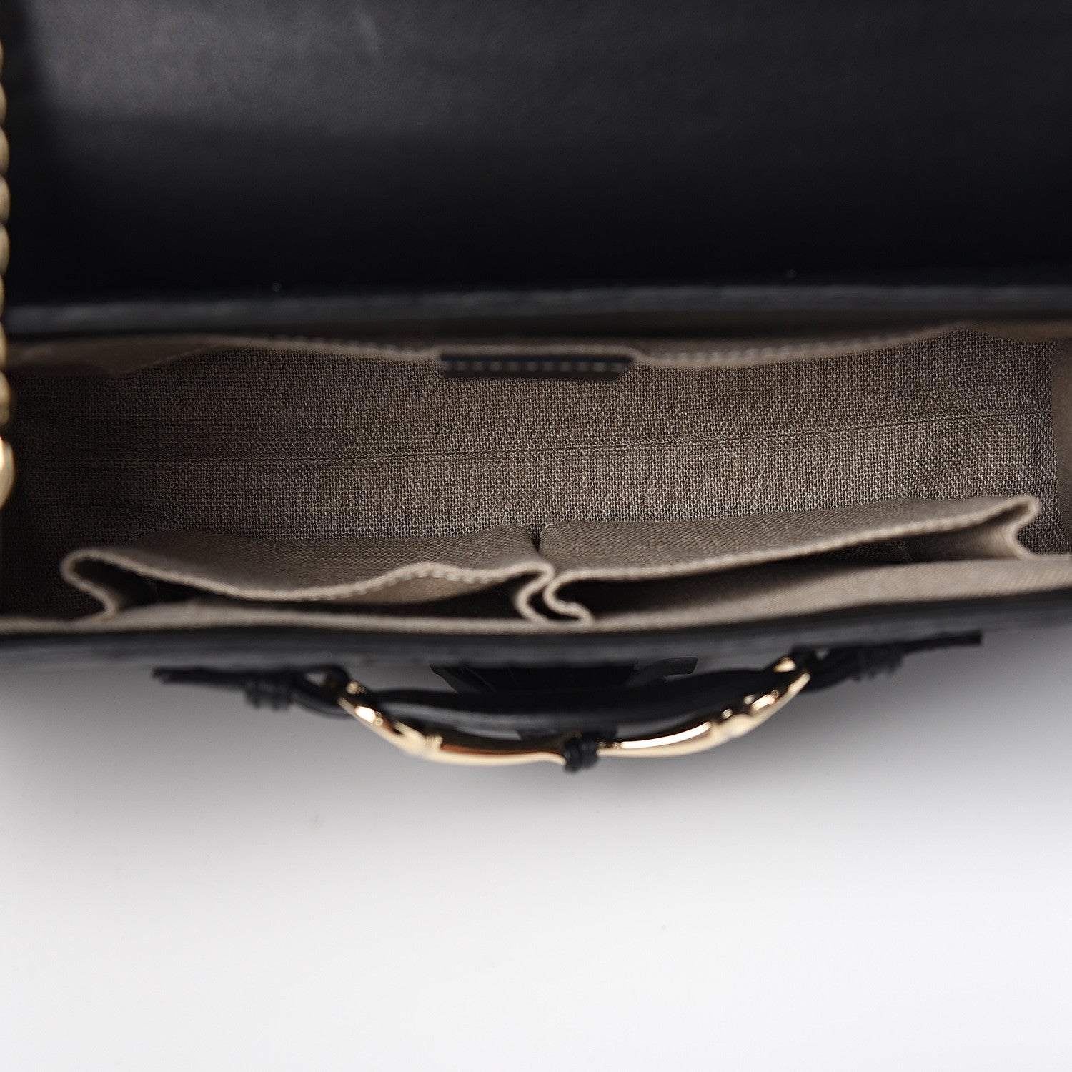 Gucci Microguccissima Medium Emily Chain Shoulder Bag Black 4 of 9