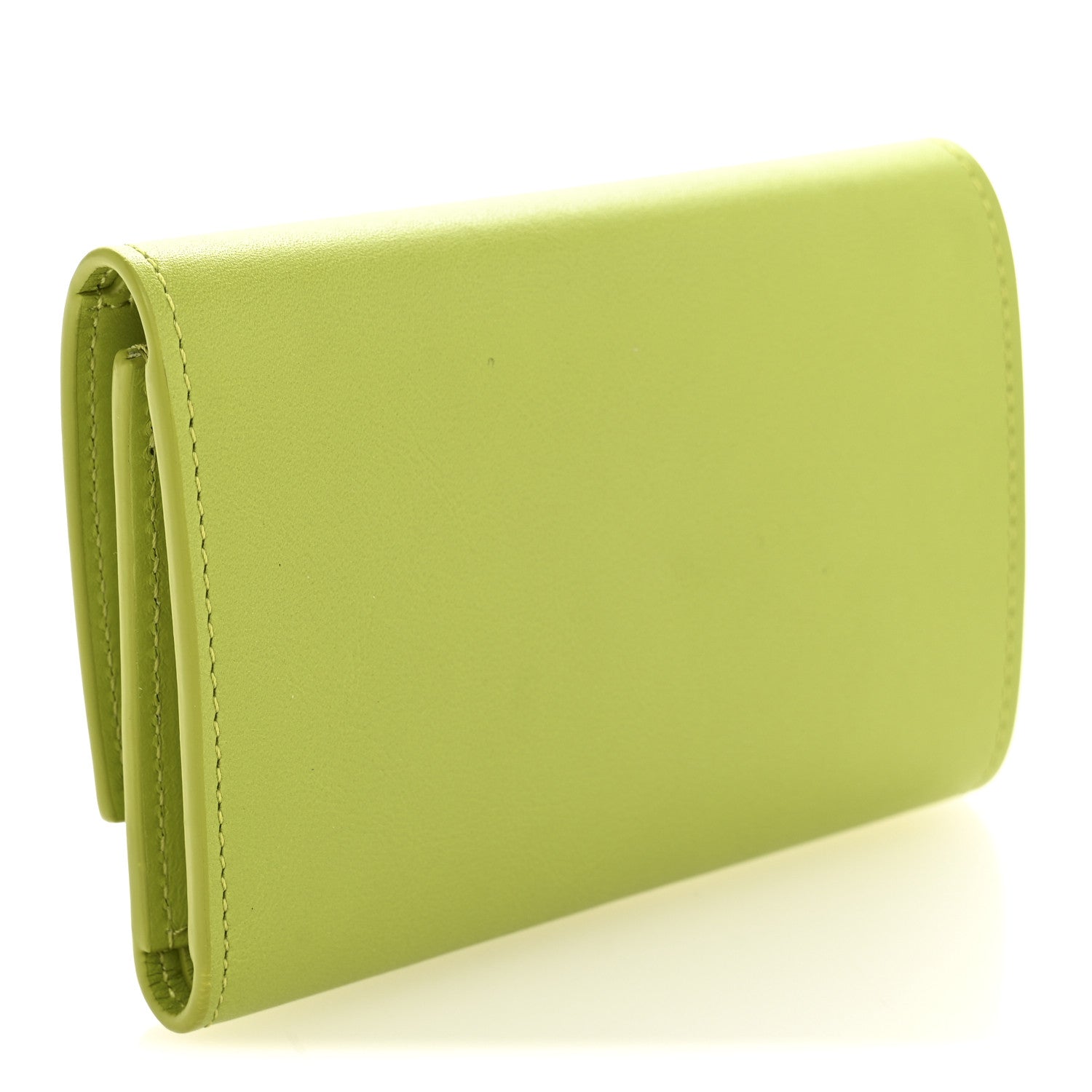 Loewe Nappa Calfskin Small Vertical Wallet Green 3 of 8