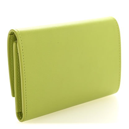Loewe Nappa Calfskin Small Vertical Wallet Green 3 of 8