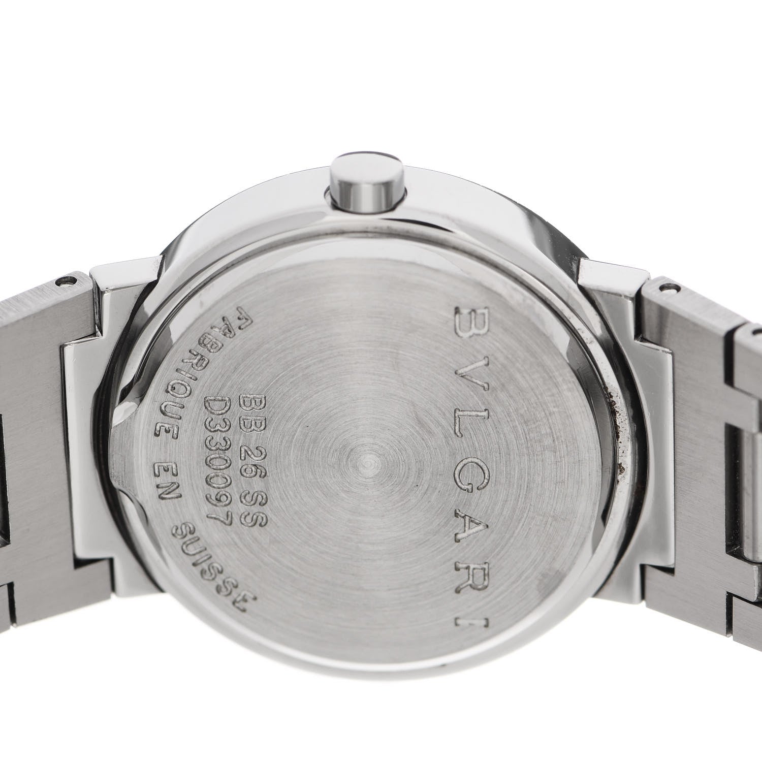 Bulgari Stainless Steel 26mm Quartz Watch Black 4 of 4