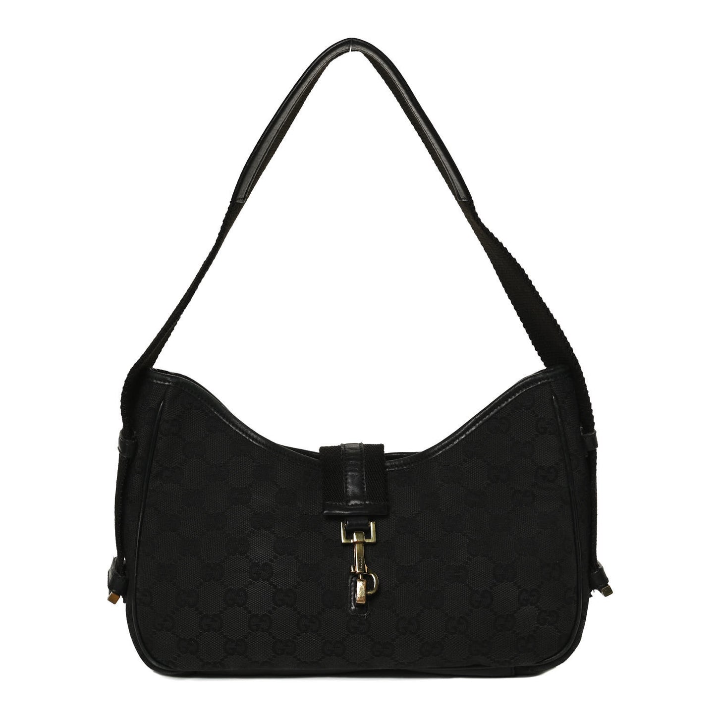 Monogram Shoulder Bag Black