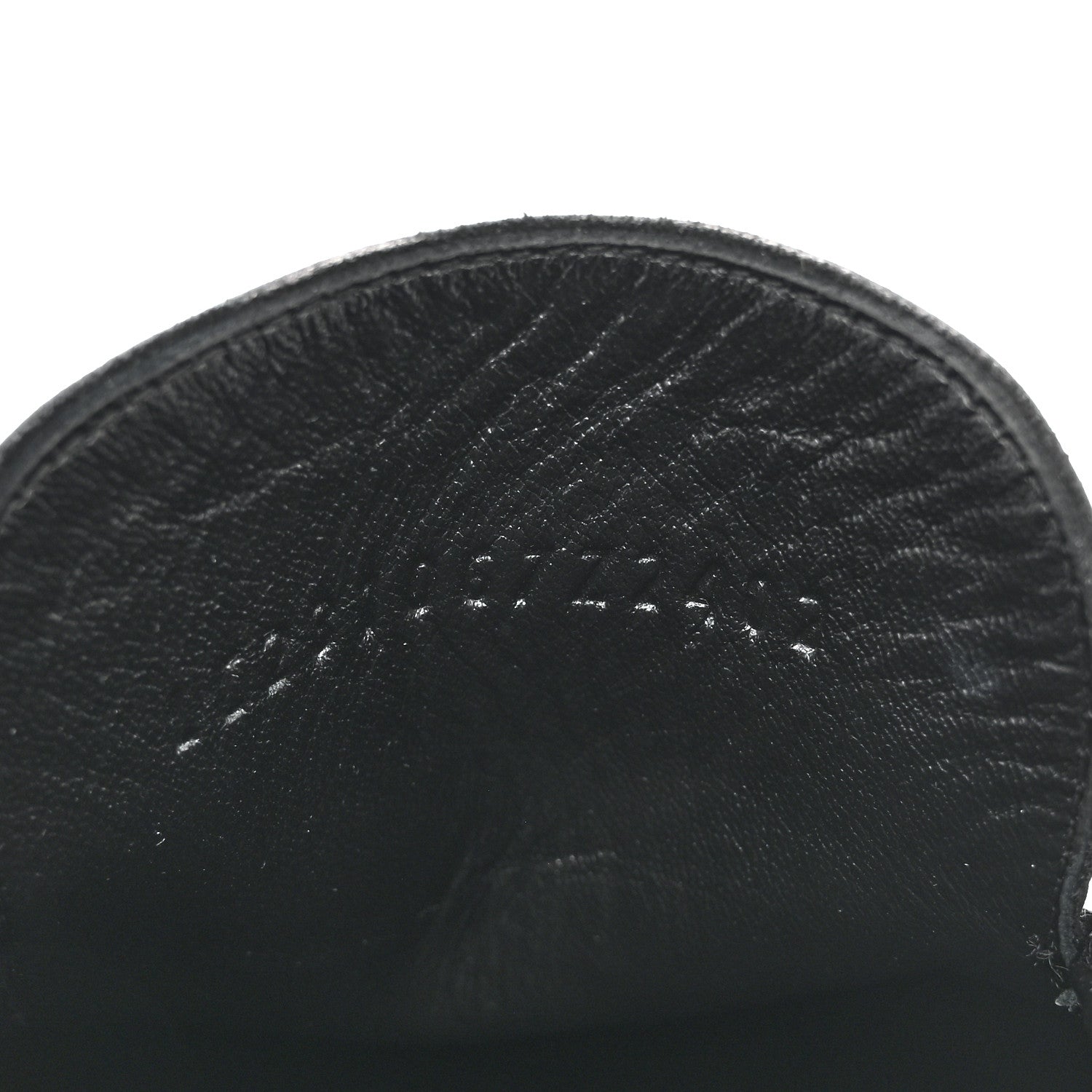 Hermes Calfskin Womens Destin Loafers 38.5 Black 9 of 10