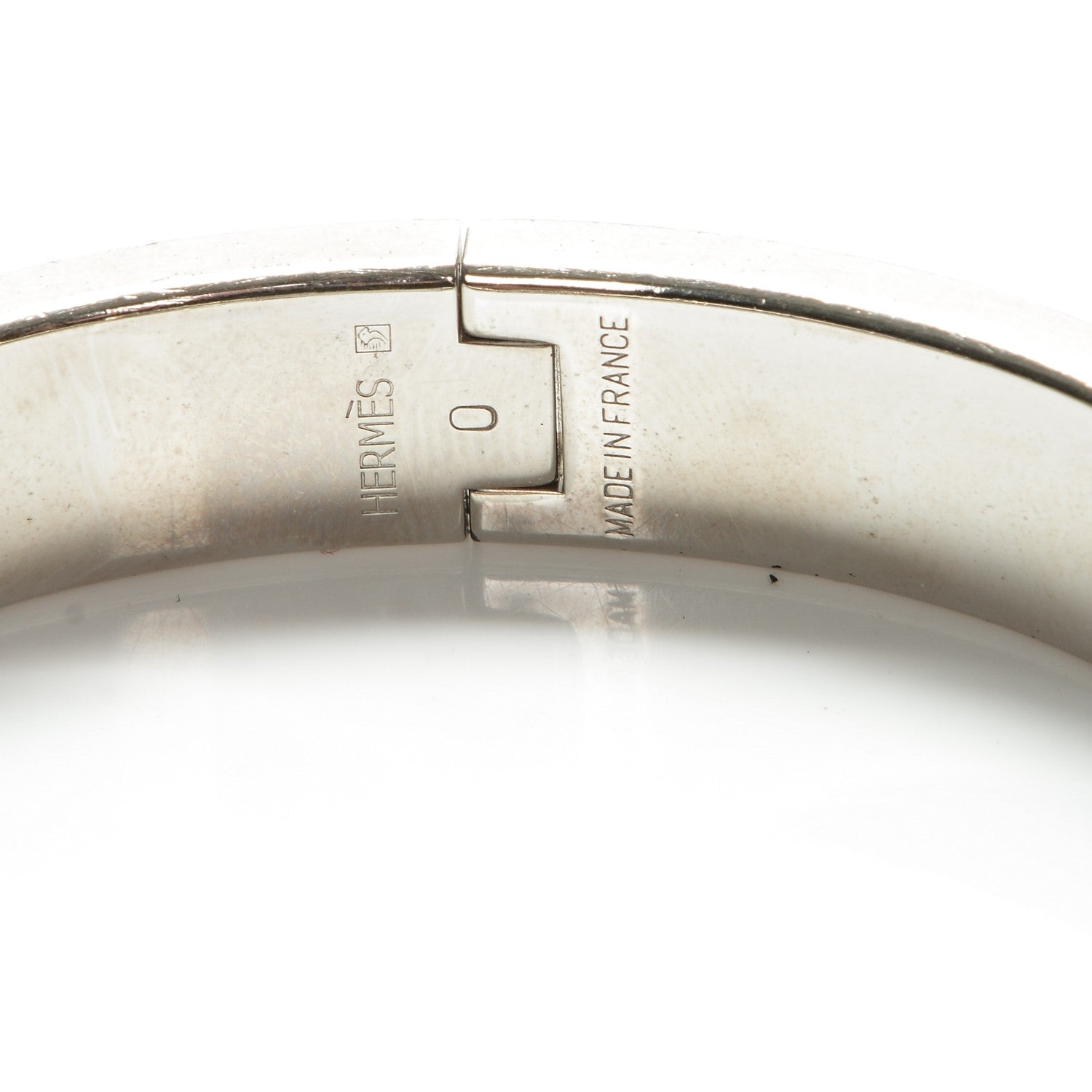 Hermes Enamel Narrow Clic Clac H Bracelet PM Orange 3 of 4