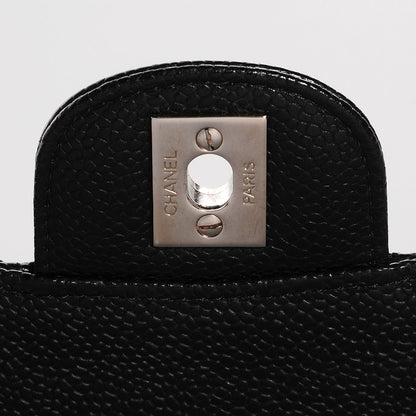 Chanel Caviar Quilted Medium Double Flap Black 6 of 8