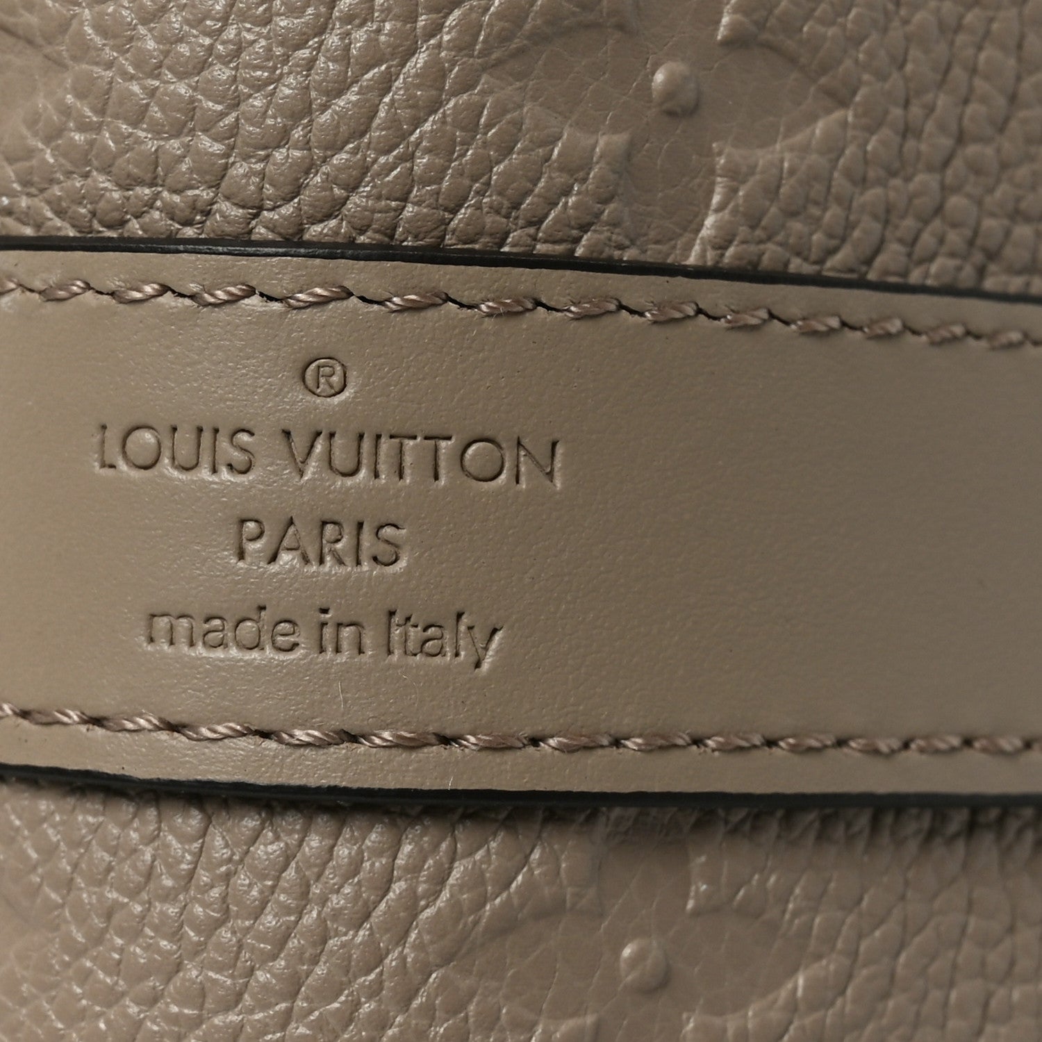 Louis Vuitton Empreinte Monogram Giant Keepall Bandouliere 45 Tourterelle 5 of 8