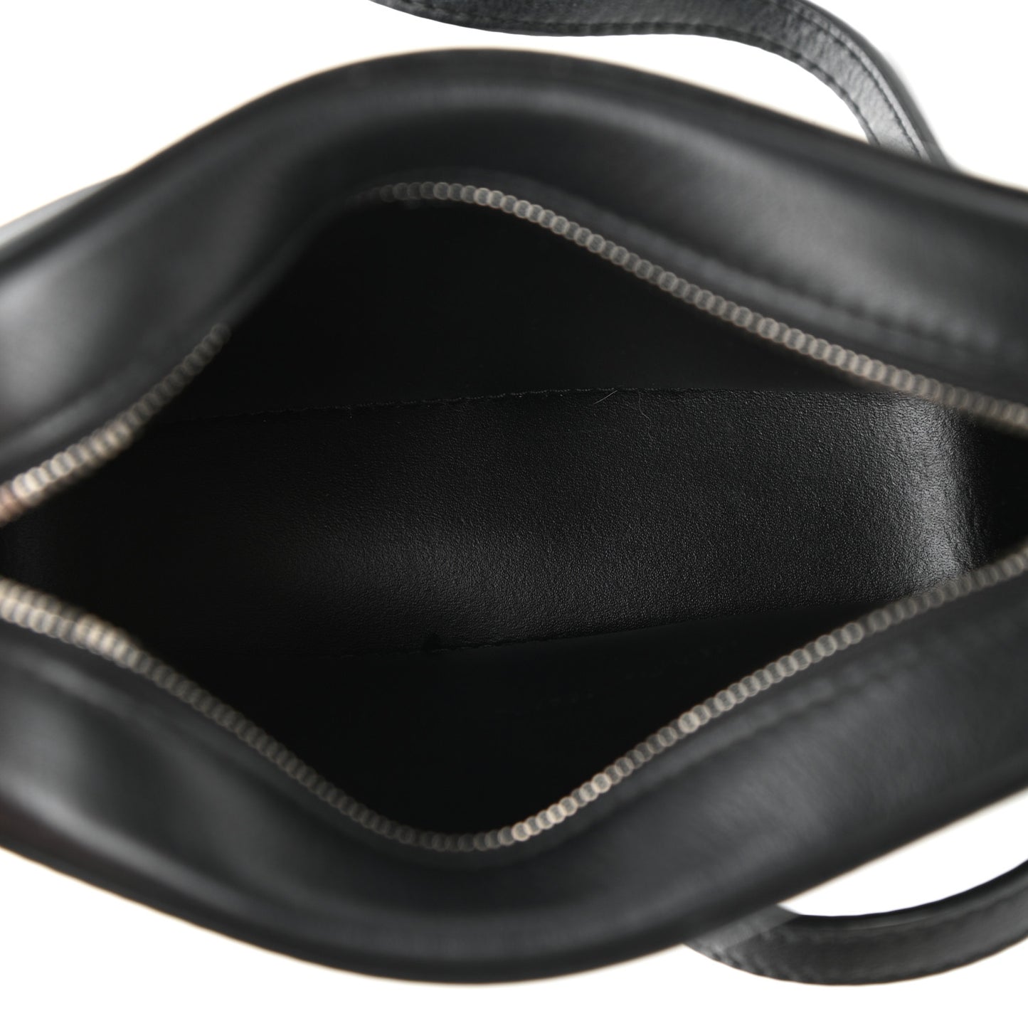 Calfskin Logo XS Everyday Camera Bag Black
