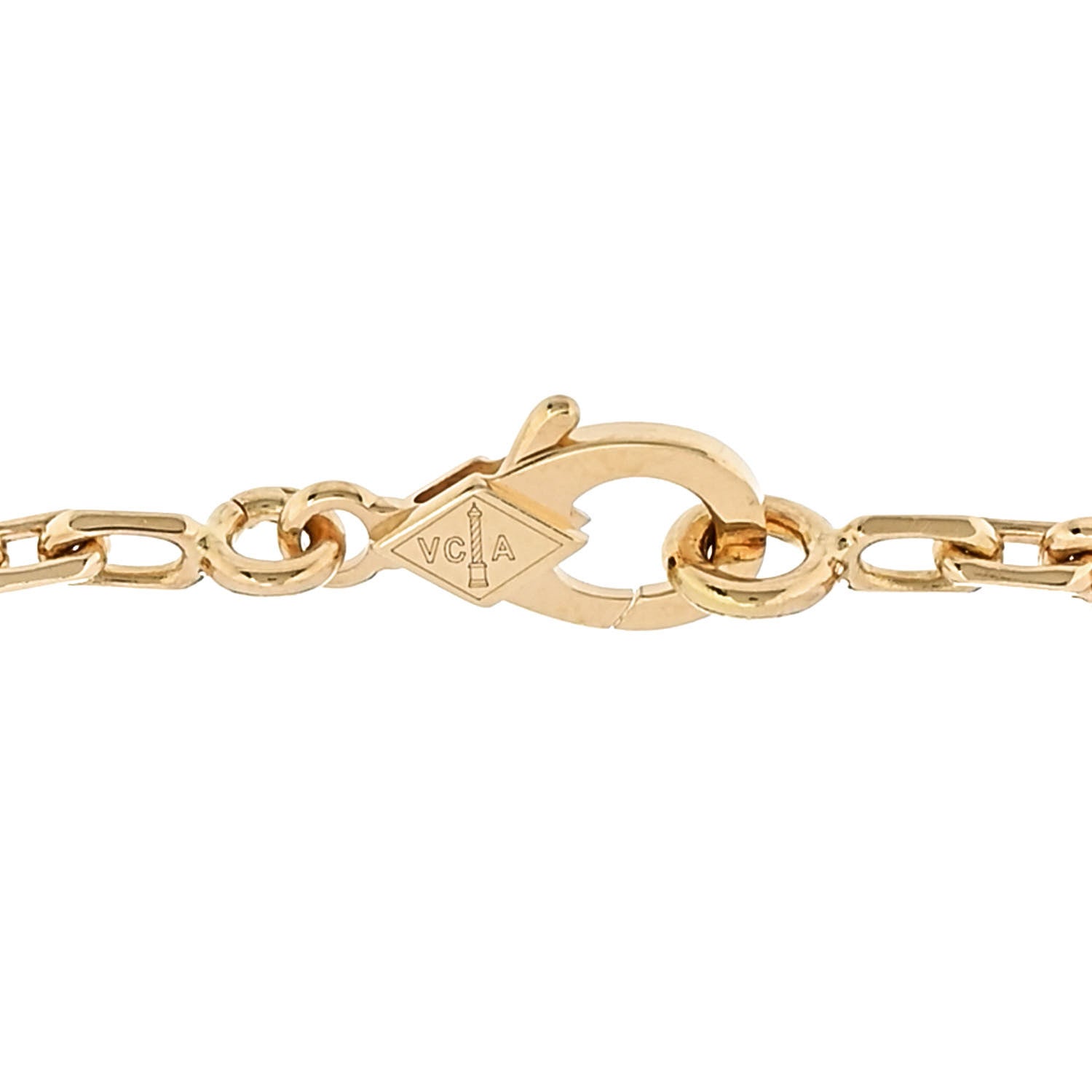 Van Cleef & Arpels 18K Yellow Gold 5 Motifs Vintage Alhambra Bracelet 3 of 5