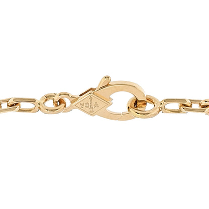 Van Cleef & Arpels 18K Yellow Gold 5 Motifs Vintage Alhambra Bracelet 3 of 5