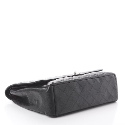 Chanel Caviar Quilted Maxi Double Flap Black 3 of 9