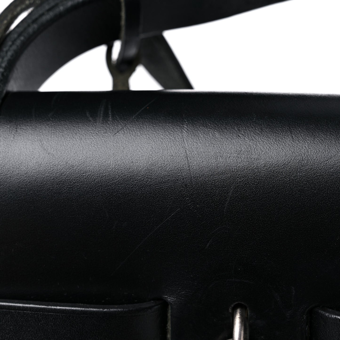 Toile Vache Calfskin Herbag 39 MM Black