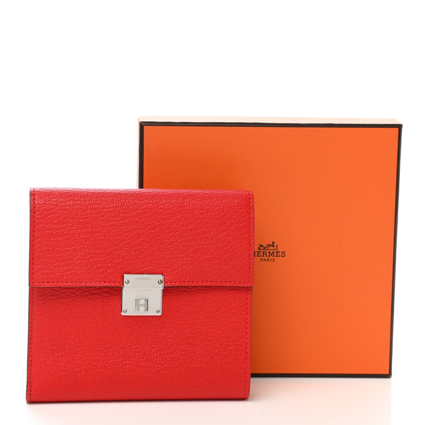 Chevre Mysore Clic 12 Wallet Rouge de Coeur