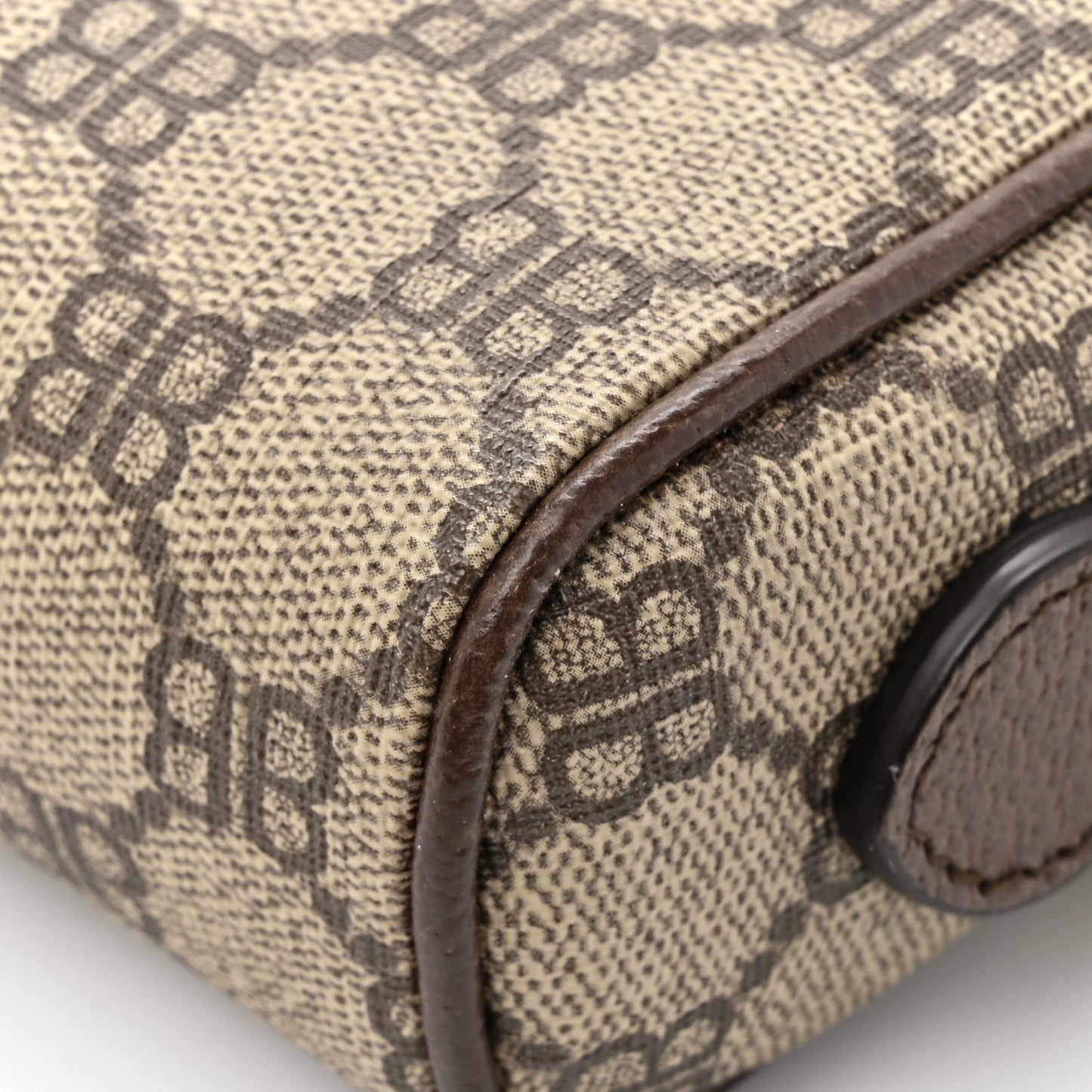 X BB Supreme Monogram Web Mini Ophidia Shoulder Bag Beige New Acero