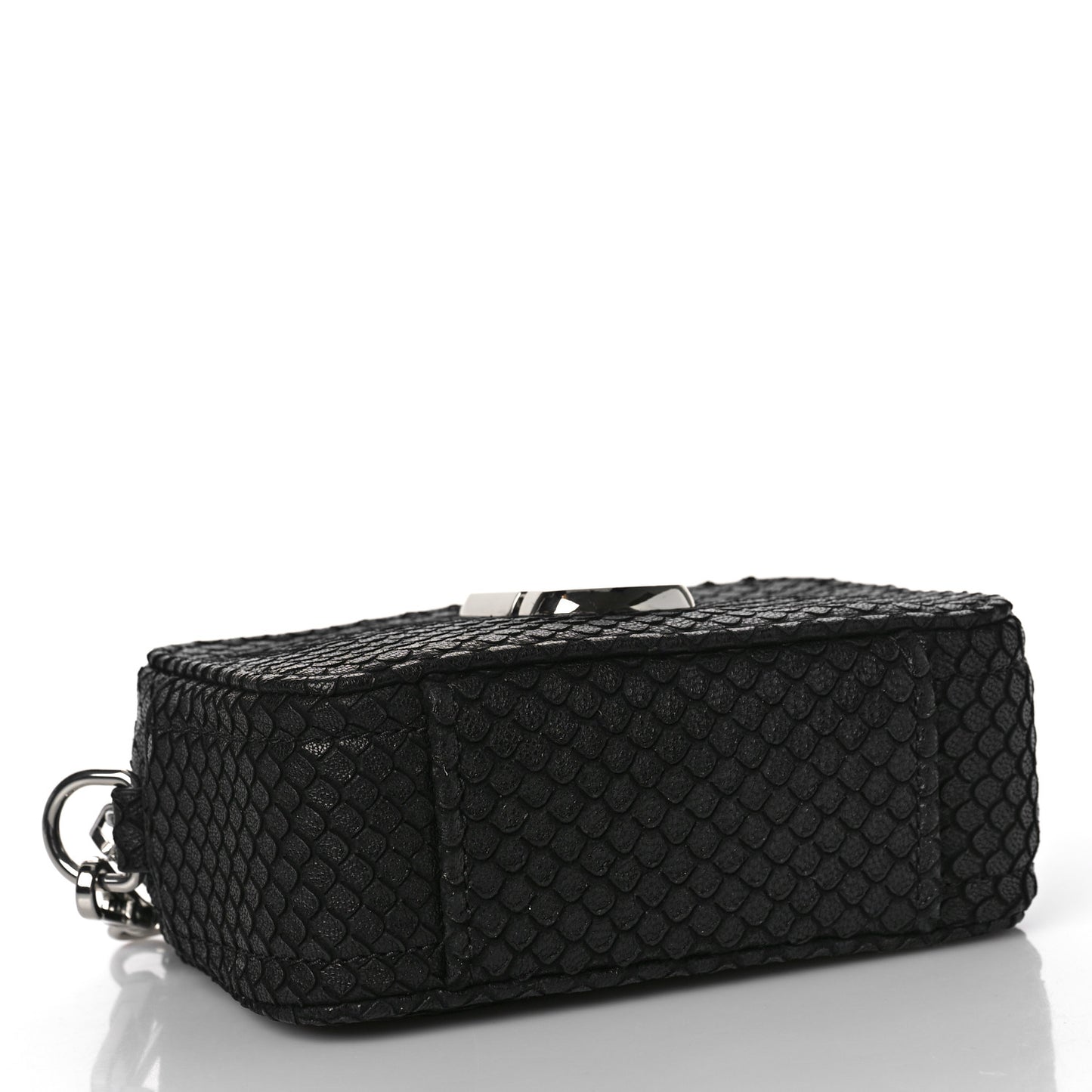 Goatskin Python Print The Softshot 17 Bag Black