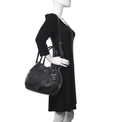 Prada Vitello Daino Shoulder Bag Black 2 of 10