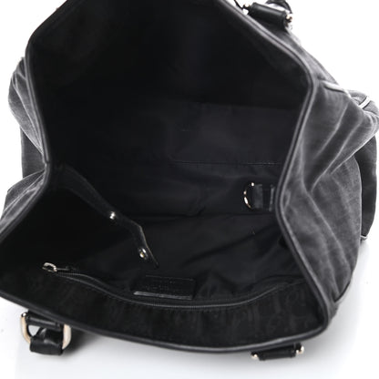 Christian Dior Nylon Monogram Small Lovely Tote Black 5 of 17